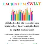 POMALUJ PACJENTOM ŚWIAT – ZBIÓRKA KREDEK