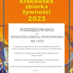 Krakowska Zbiórka Żywności 2023